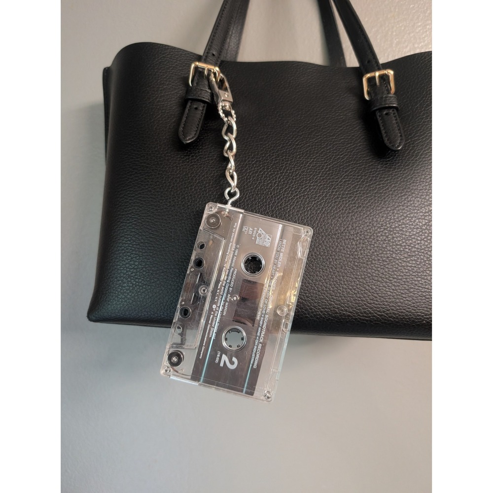 Bette Midler Beaches Soundtrack Upcycled Cassette Tape Purse Charm Bag Accessory